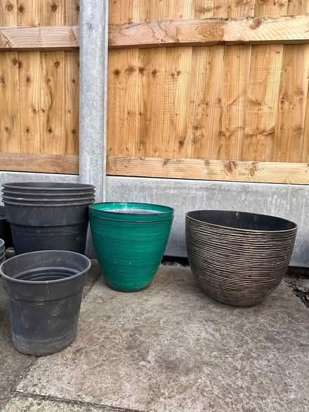 Photo of free Plant pots, saucers (E15 3QS) #1
