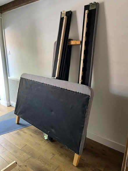 Photo of free King size bed frame and headboard (Belper DE56) #3