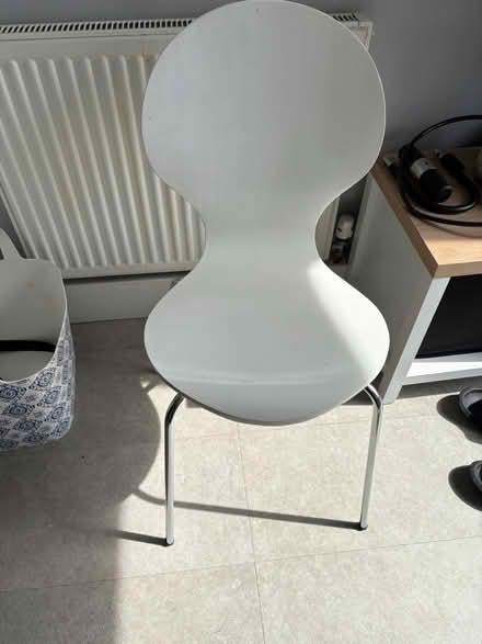 Photo of free White dining chairs x 2 (Epsom KT17) #1