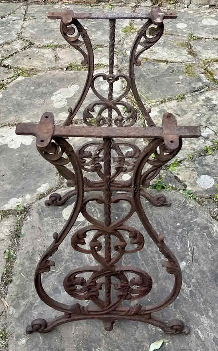Photo of free Rusty old sewing machine table legs (Maida Vale W9) #2