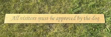 Photo of free Nice dog sign (Callowell GL5) #1