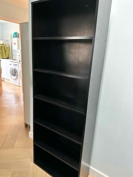 Photo of free Black bookcase (Hastings, TN34) #2