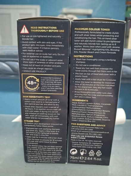 Photo of free Jerome Russell Bblonde - Silver x2 (M32 Stretford) #3