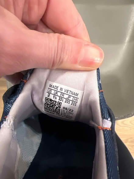 Photo of free Big kids size 2 sneakers (Old Town) #2