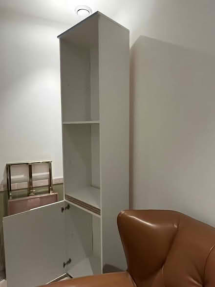 Photo of free Tall white cabinet/Bookshelf (Colindale NW9) #2