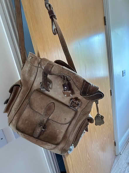 Photo of free Cow hide messenger bag (Caldecott OX14) #1