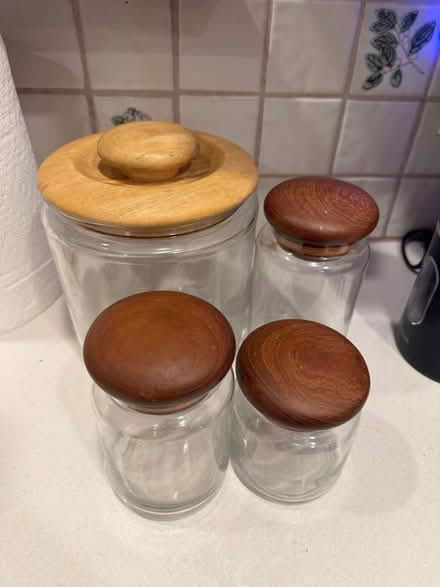 Photo of free Kitchen Jars (Set of 4) (Abington, near Library) #1