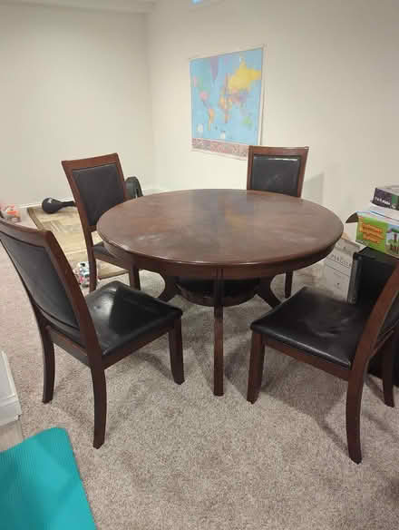Photo of free Round table and chairs (North Libertyville near Adler) #2