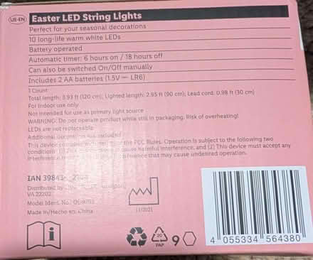 Photo of free Unopened egg lights (Bowie) #3