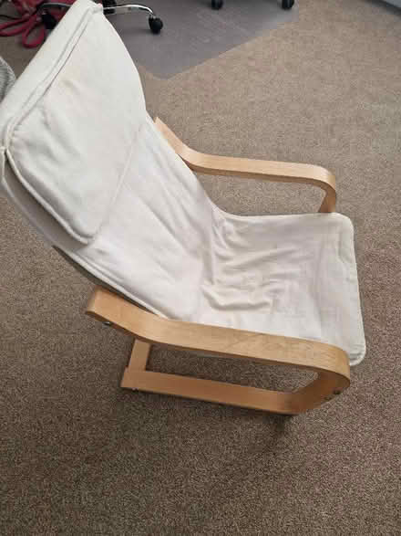 Photo of free IKEA POÄNG Children's armchair (Theale RG7) #1