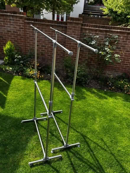 Photo of free Clothes rail x 2 (Hinchley Wood KT10) #2