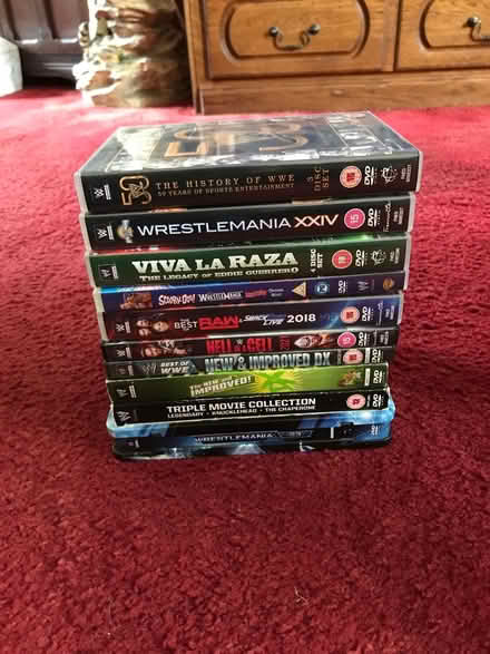 Photo of free Small bundle of wrestling DVDs (CB1) #1