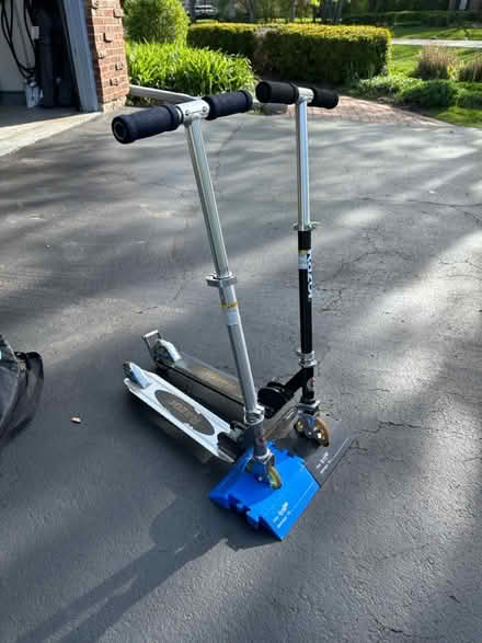 Photo of free (2) Razor scooters and stand (Long Grove) #1