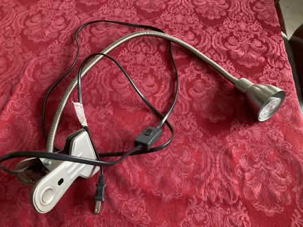 Photo of free Silver Clip-on Lamp (Near Eubank Costco) #1