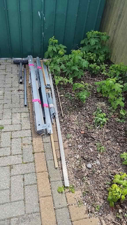 Photo of free IKEA wardrobe parts / carpet grip/ poleScrap metal (Apperley GL19) #2