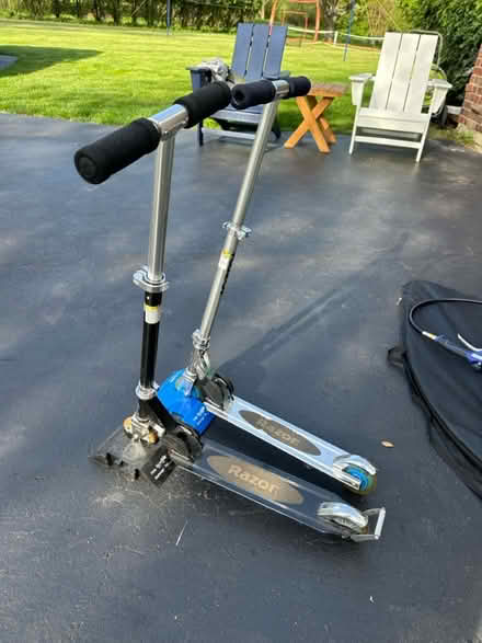 Photo of free (2) Razor scooters and stand (Long Grove) #2
