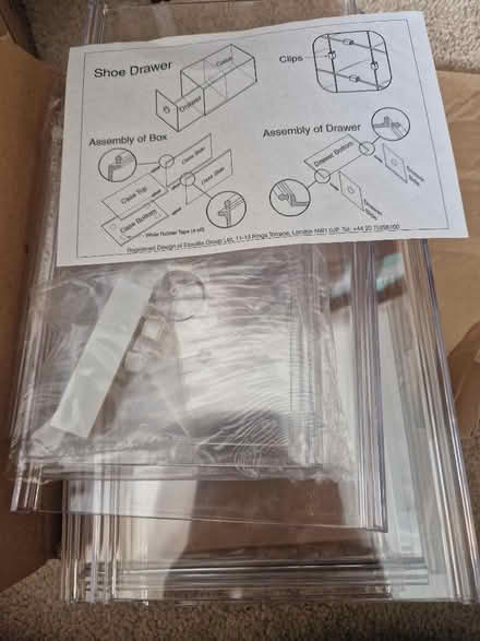 Photo of free Shoe drawers x4 (Sparkhill B13) #1