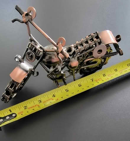 Photo of free Metal Motorcycle Sculpture (Upcycled Nuts & Bolts) (Great Billing NN3) #2