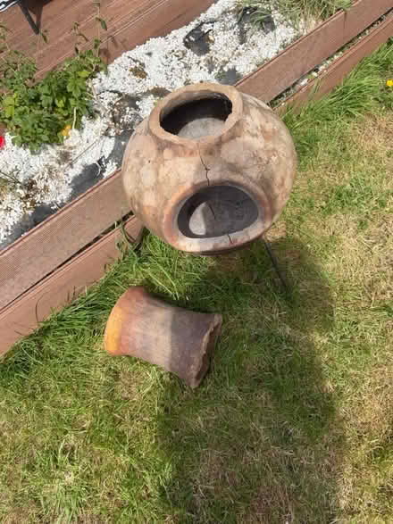 Photo of free Clay fire pot (Charing TN27) #4