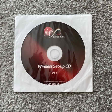 Photo of free Virgin broadband wireless setup CD (Whinfield DL1) #1