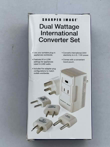 Photo of free Dual Wattage International Converter Set (West Common AL5) #2