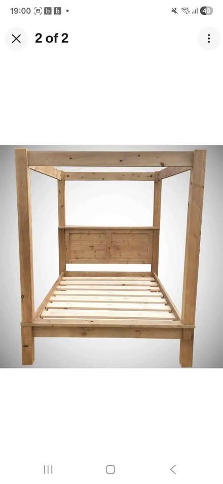 Photo of free 4 poster bed (MK15 downhead park) #1