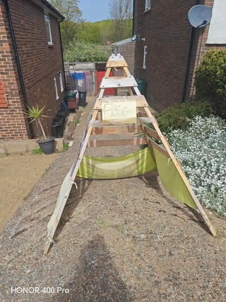 Photo of free Children's wooden tipi (BN2 4PL) #1