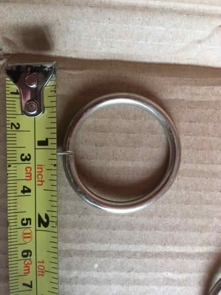 Photo of free Metal curtain rings x23 (Ibstock LE67) #2