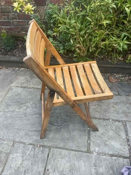 Photo of free Outside fold up table / 4 chairs (West didsbury) #1