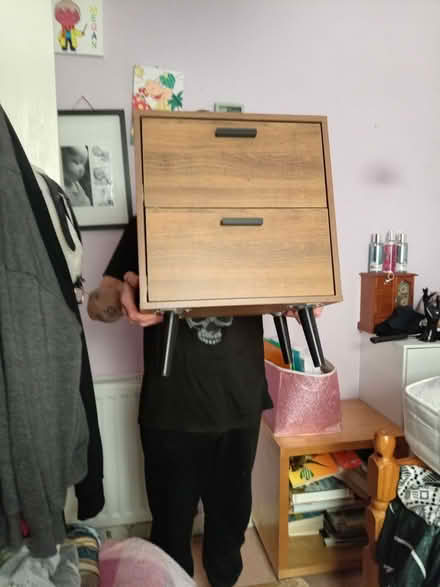 Photo of free A small two draw bedside table (Penrith CA11) #1