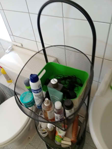 Photo of free Black Metal Industrial Style Bathroom Rack (Tadcaster LS24) #2