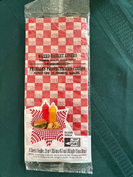 Photo of free Waxed basket liners (Croton-on-Hudson) #1