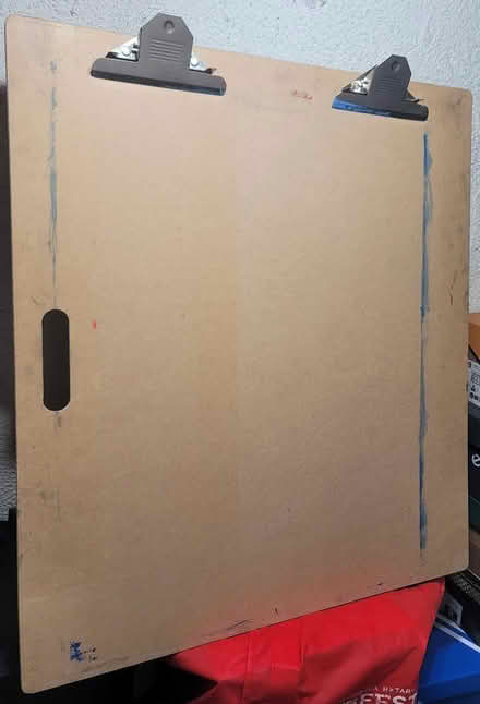 Photo of free Large easel with clips 23x26in (Broadview/Gerrard) #1