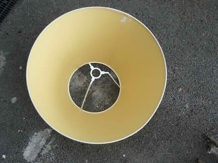 Photo of free Large cream lampshade H: 12.5"/31cm W: 18"/46cm (Kempsey WR5) #2