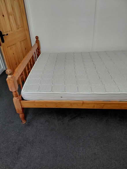 Photo of free Wooden Bed Frame and Mattress (Herne Hill, SE24) #3