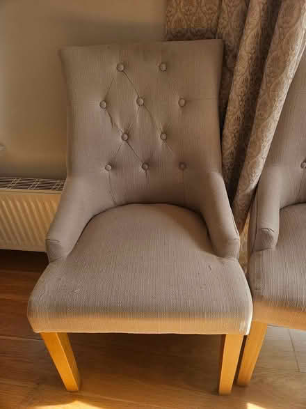 Photo of free 6 x dining chairs (Polstead Heath CO6 5AY) #2
