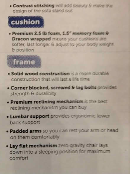 Photo of free Leather Power Love Seat Recliner (San Carlos, Devonshire Canyon) #4