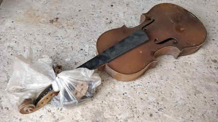 Photo of free Damaged violin and parts (Calow S44) #1