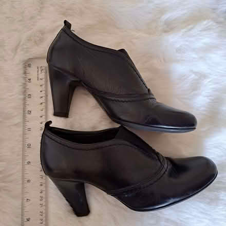 Photo of free Principles Black Leather Heels 4.5 (Charminster BH8) #2