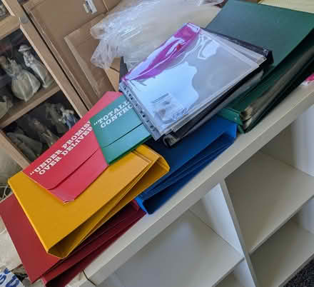 Photo of free Assorted Folders, Plastic Inserts (Bispham FY2) #1