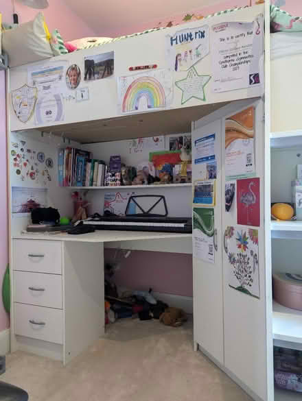 Photo of free Bed with desk and wardrobe (Isleworth, TW3) #1