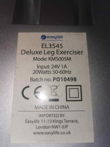 Photo of free Leg Exerciser (Parkstone BH14) #2