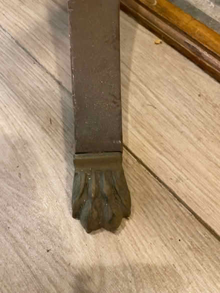 Photo of free Wood and brass dinning table stand (N3 2AB) #2