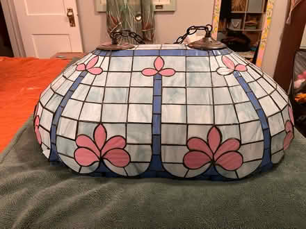 Photo of free stained glass ceiling light (takoma park) #1