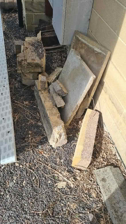 Photo of free Bath stone faced blocks (Weston Park BA1) #2