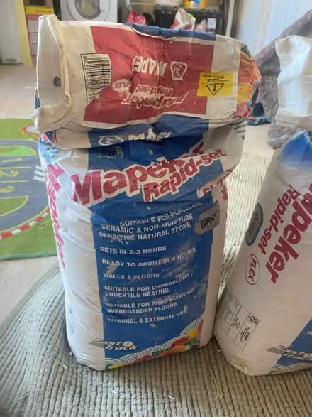 Photo of free 2 bags of tile adhesive (Aylesbury HP20) #1