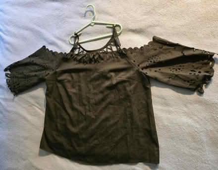 Photo of free Green Cold Shoulder Top 1XL (West 7th) #1