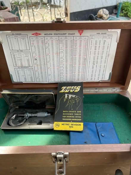 Photo of free Old tool box - measurement/engineering (Goodmayes IG3) #2