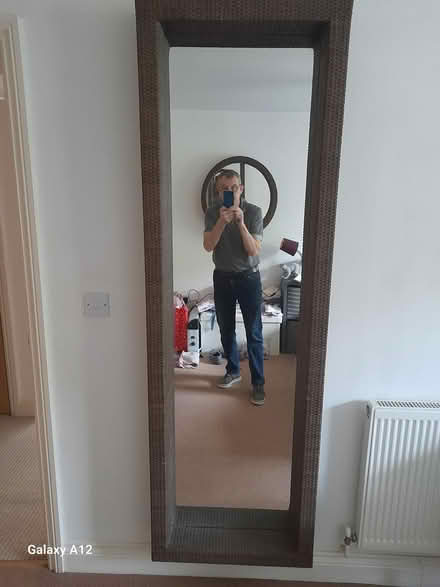 Photo of free Ratten surround long mirror (Fareham PO14) #1