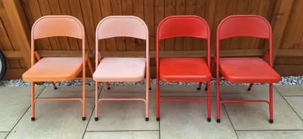 Photo of free 4 metal chairs (Beeston Rylands NG9) #1